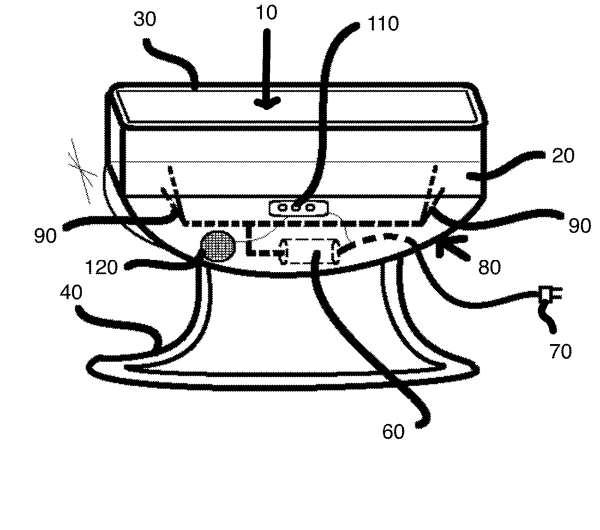 Patent AUTOMATIC PIVOTING BASSINET FOR THE PREVENTION AND TREATMENT OF PLAGIOCEPHALY